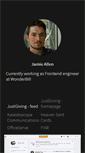 Mobile Screenshot of jamieallen.co.uk